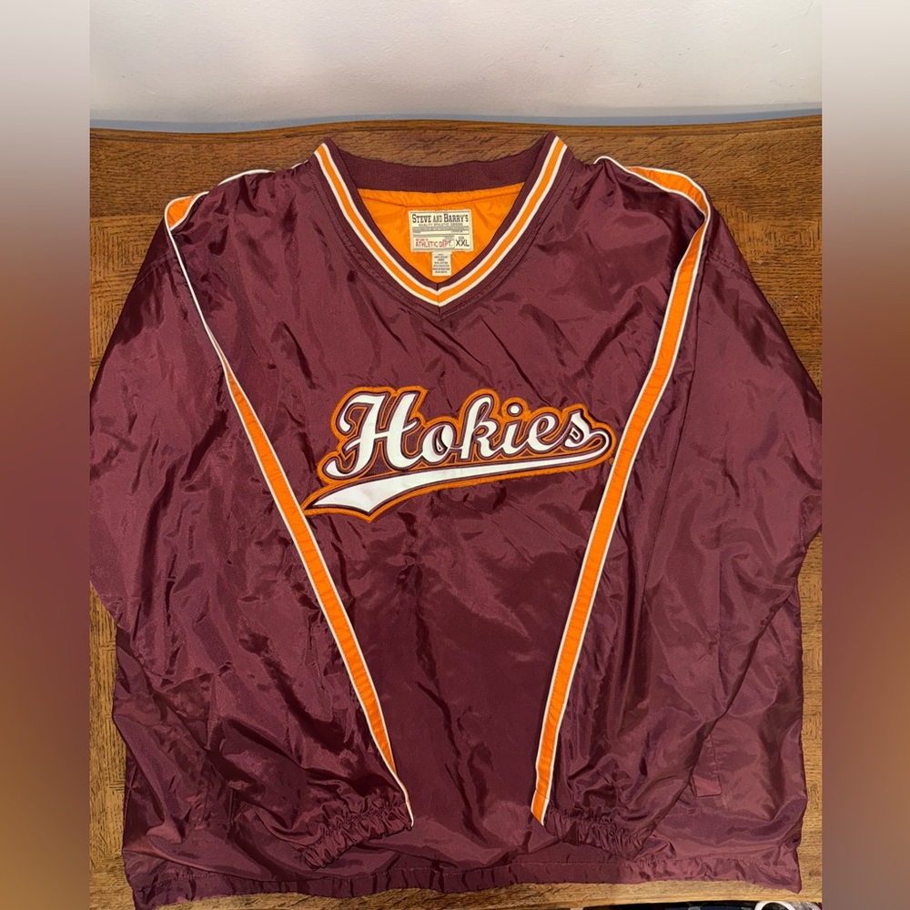 Steve & Barry's Hokies Maroon Bomber Jacket vintage